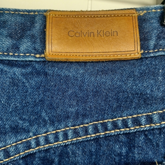Calvin Klein Denim Blue Pencil Skirt - Picture 2 of 11